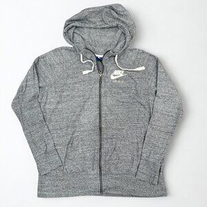 Nike Sportswear Essential Full Zip Hoodie Gray Heather XL